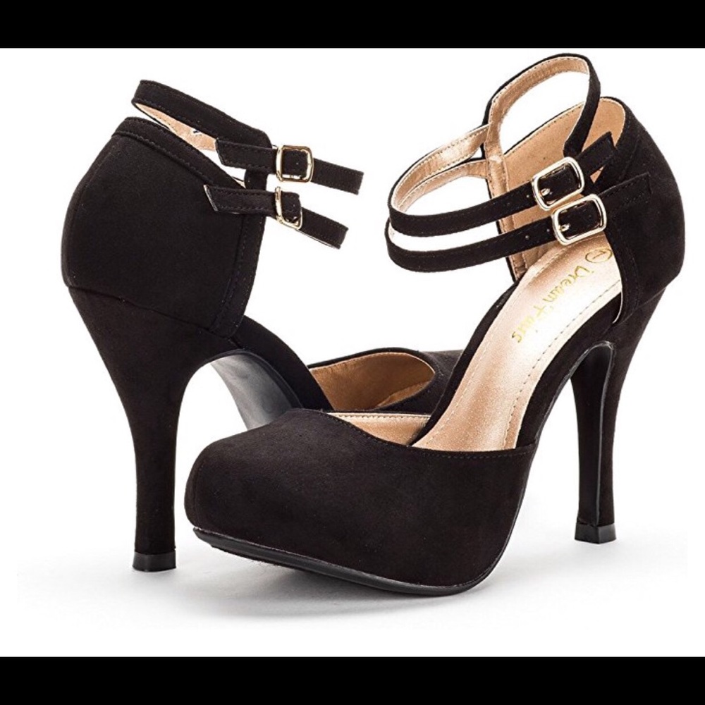 Black pump 3 inch heel size 12